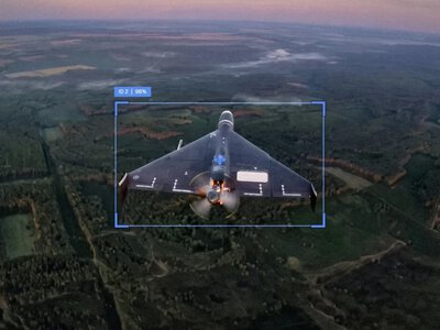 Під час російської атаки льотчик франківської бригади авіації «SMITH» знищив реактивний БпЛА «Герань-5»