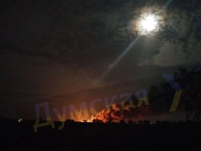 В Одесі після російської атаки виникла велика пожежа: є постраждалі