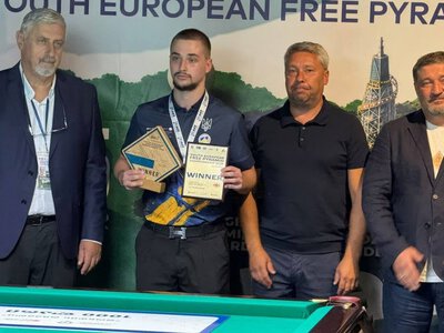 Іван Мороз з Кривого Рогу захистив титул чемпіона Європи з більярду