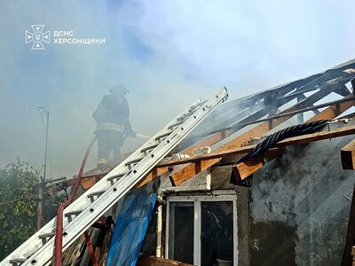 Рятувальники загасили пожежу в житловому будинку у Музиківці на Херсонщині