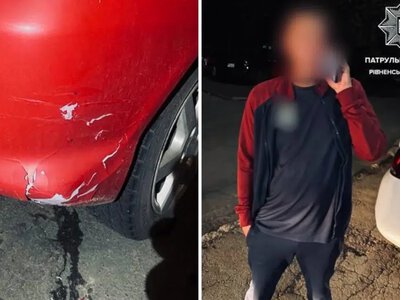 У Рівному п’яний водій скоїв ДТП, втік із місця події та не мав страховки