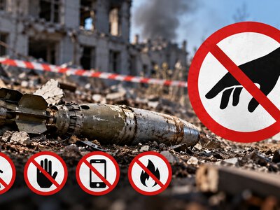 Як розпізнати вибухонебезпечний предмет після обстрілу