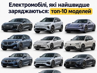 104 км запасу ходу за хвилину: ТОП-10 електромобілів із найшвидшою зарядкою