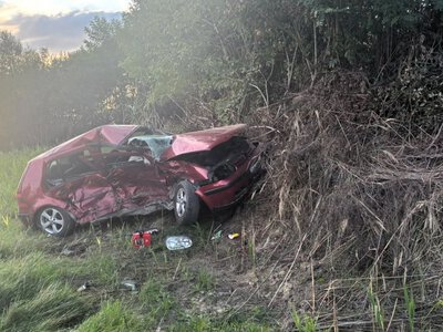 У ДТП у Львівському районі загинув 22-річний водій «Фольксвагена», двох людей госпіталізували