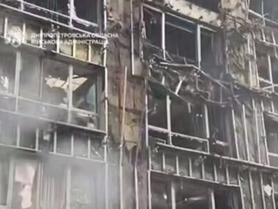 Вибух у Дніпрі: ворог атакував будівлю у центрі міста