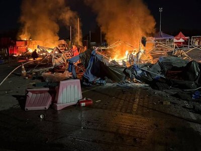 Атака дронів на ринок «Столичний»: є загиблі та поранені