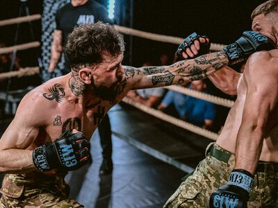 Боєць «Азову» захистив чемпіонський пояс M13 FIGHTS на турнірі посеред Дніпра