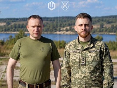Драпатий і Заїць відвідали навчальний центр Сил безпілотних систем