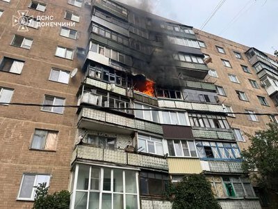  У Слов'янську рятувальники загасили пожежі після атак FPV-дронів 