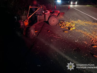 ДТП на Конотопщині: 77-річний водій мотоблока потрапив до лікарні після зіткнення з легковим авто