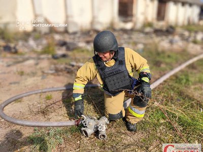 У Житомирі та області ворожі дрони масовано розбили 10 цивільних підприємств