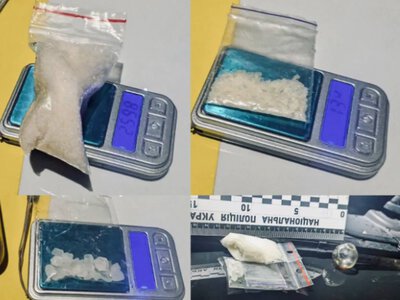 У Рівному під час комендантської години у чоловіка знайшли пакети з речовиною, схожою на наркотичну