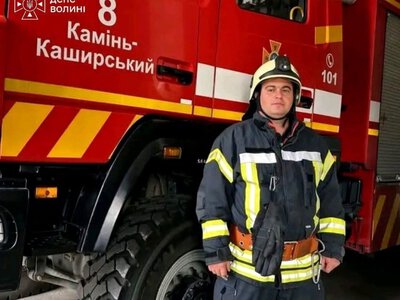 На його очах гинули люди: історія рятувальника з Волині, який 10 років присвятив службі