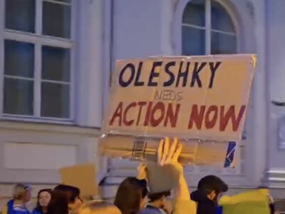 У Берліні провели марш на підтримку жителів окупованих Олешок
