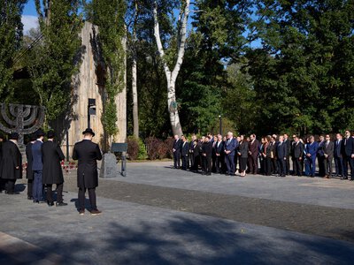 У 85-ті роковини трагедії Бабиного Яру Президент ушанував пам’ять жертв нацистів