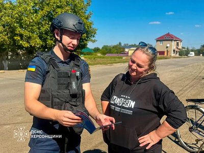 Рятувальники Херсонщини навчають мешканців правилам безпеки