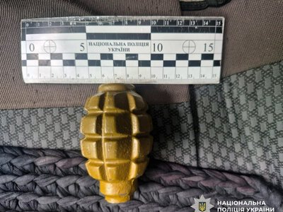 Заснув на вулиці з бойовою гранатою в руці: у Зеленівці затримали зловмисника