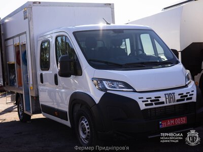 Міжнародні донори передали Тернівській громаді спеціалізований автомобіль для ліквідації аварій на трубопроводах 