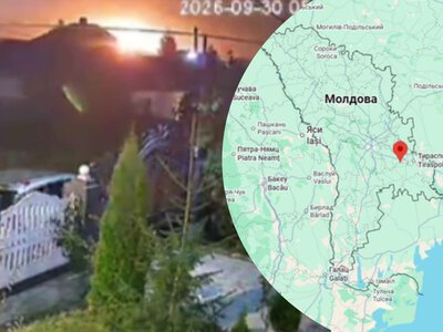 Нічний приліт у Молдові: БпЛА впав та вибухнув поблизу міста Бендери