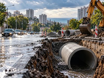 Після масштабної зливи в Одесі готують реконструкцію зливової каналізації