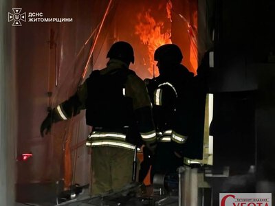 На Житомирщині вогнеборці ліквідували пожежі після російських обстрілів
