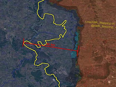 Реальна лінія фронту і російські фальсифікації