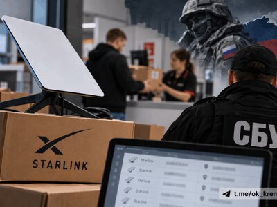 У Кременчуці група осіб могла реєструвати термінали Starlink для російської армії