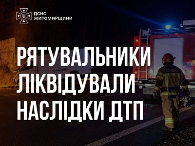 Смертельна ДТП: мікроавтобус та легковик зіткнулися під Житомиром