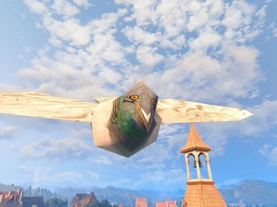 Можете бути спокійними – ремейк The Witcher 3 не прибрав з гри легендарну мемну модельку голуба