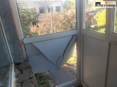 У Житомирі після атаки рф пошкоджено житло, підприємства та об’єкти енергетики