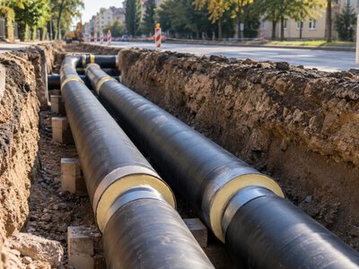 Реконструкція тепломережі на Київській у Тернополі