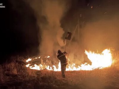 Онук спалив померлу бабусю на городі