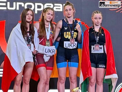 Житомирська студентка Аліна Жилка здобула бронзу на Чемпіонаті Європи із сумо