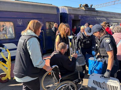 На Рівненщину прибув 17-й евакуаційний поїзд із Донеччини
