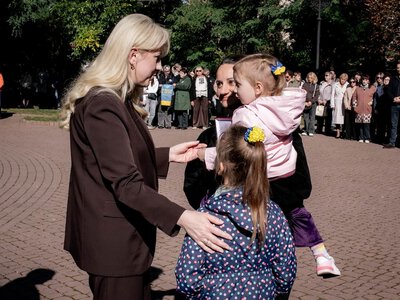 На Прикарпатті родинам полеглих Захисників вручили посмертні нагороди