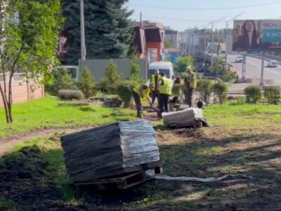 У Рівному облаштовують сквер на Дорошенка