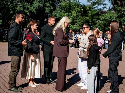 На Прикарпатті родинам полеглих Захисників вручили посмертні нагороди