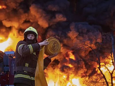 У Києві горить кіностудія Довженка