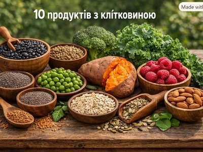 10 продуктів, що містять найбільше клітковини: їх радять дієтологи