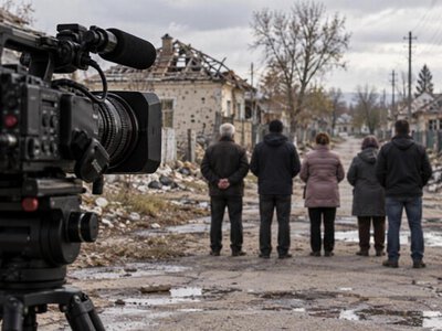 «Ситі та вдячні»: РФ змушує жителів Олешків зніматися в пропагандистських відео — Сибіга