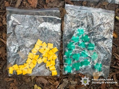 Намагалися втекти через парк: у Голосіївському районі викрили двох закладників із понад 350 пакунками наркотиків