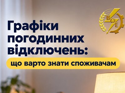 «Вінницяобленерго» оновило графіки можливих погодинних відключень світла