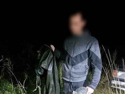 Сітка в Інгулі: біля Зайчевського інспектори затримали порушника правил рибальства