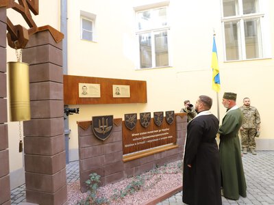 У Львові відкрили дві таблиці пам'яті загиблих воїнів