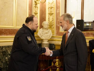 Стефанчук у Мадриді закликав короля Іспанії підтримати Україну
