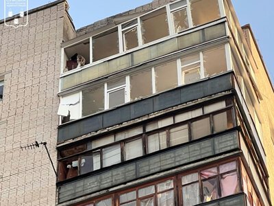 Нічний удар БпЛА пошкодив у Сумах три багатоповерхівки