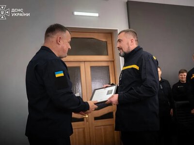 Андрій Даник відзначив 34 рятувальників з нагоди Дня захисників і захисниць