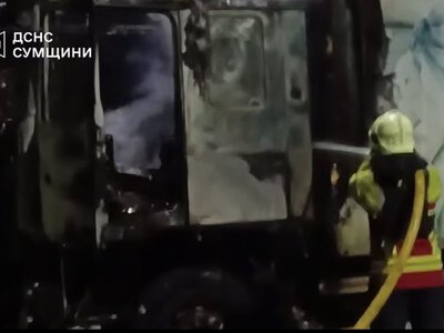  У Сумах ворожий БпЛА атакував вантажівку: травмовано водія