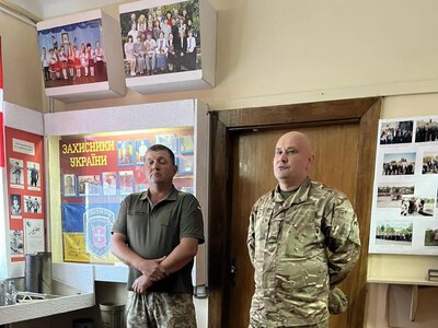 «Урок мужності без підручників»: ветерани розповіли кортеліським школярам про службу та бойовий досвід