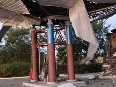 FPV-дрони атакували Дніпропетровщину: пошкоджений АЗК Укрнафти